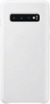 Samsung S10 Siliconen Hoesje Pastelkleur Wit