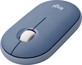 Logitech Pebble M350 - Draadloze Muis - Bluetooth - Blueberry