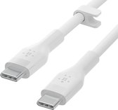 Belkin BOOST↑CHARGE Flex câble USB 3 m USB 2.0 USB C Blanc