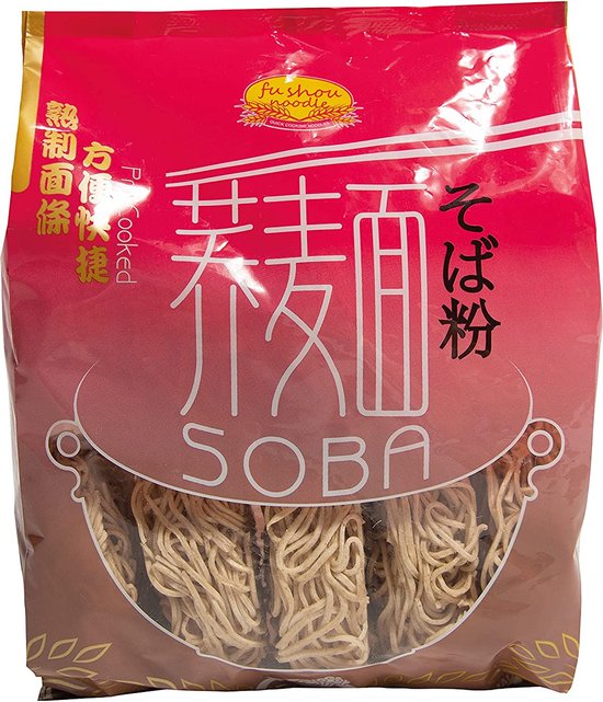Fushou Soba Noedels / Noodles 2 x 500 Gram Zak bol