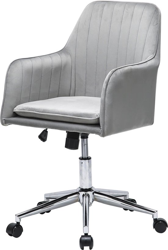 DUMOS Bureaustoel , Make Uptafel , Stoel , Kleine Bureaustoelen Met Wieltjes Schattige Draaistoel Rugleuning Zonder Mouwen Voor Thuiskantoor Bureaustoel 3282095436