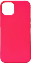 Casemania Hoesje Geschikt voor Apple iPhone 14 Neon Roze - Extra Stevig Siliconen Back Cover
