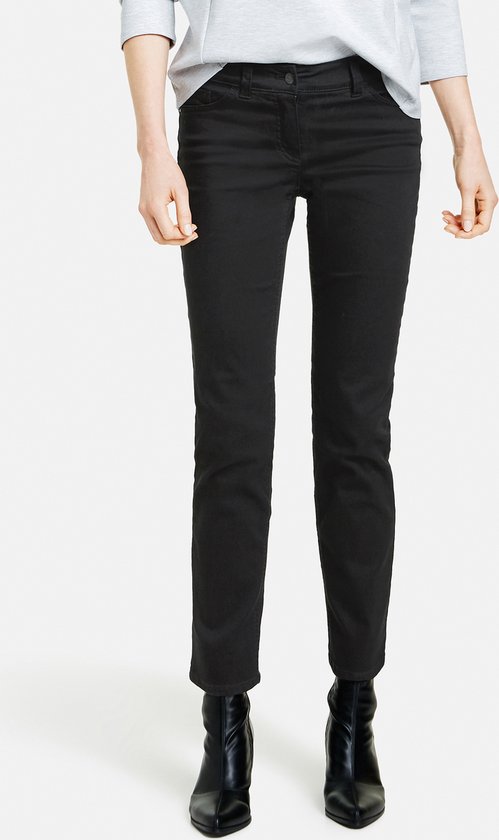 GERRY WEBER Dames 5-pocket-jeans Best4me lange maat Black Black Denim-44L |  bol.com