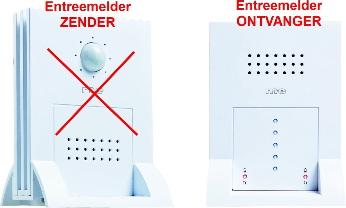 M-E DGF-300 ENTREEMELDER Toegangsmelder Winkelbel - EXTRA ONTVANGER