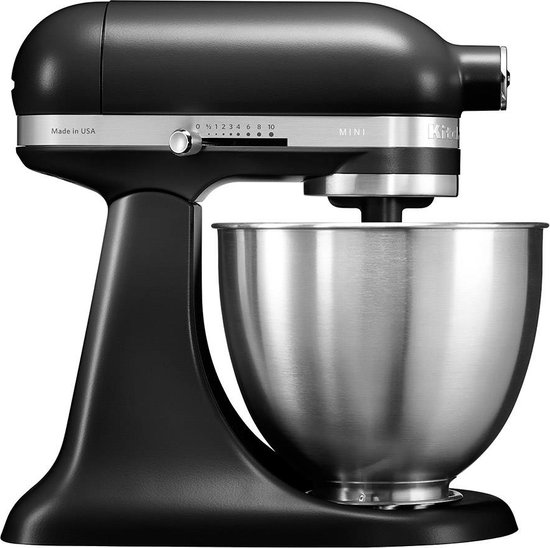 KitchenAid Mini 5KSM3311X – Keukenmachine – Mat zwart