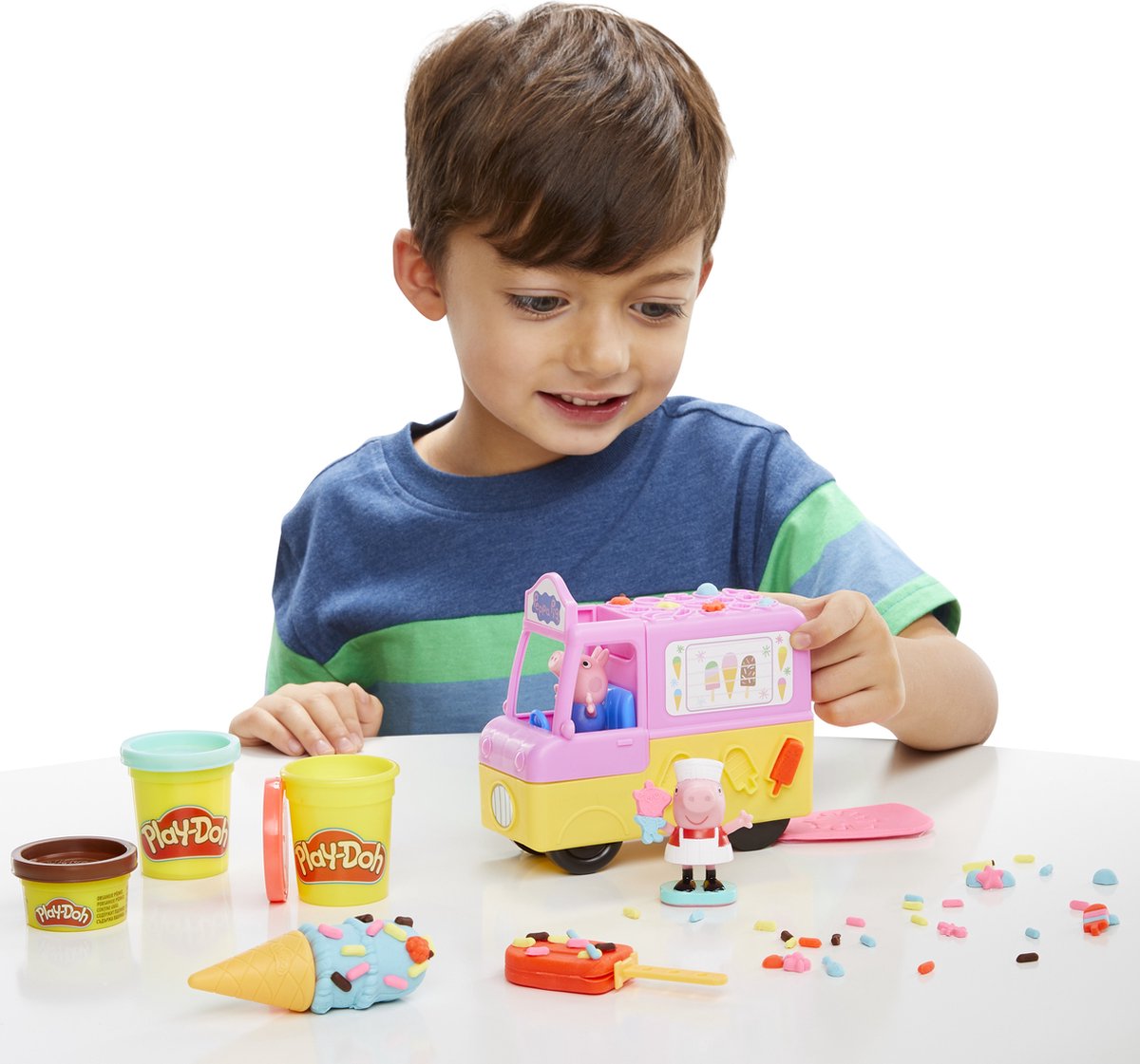 Play-Doh Peppas IJsjes Speelset - Boetseerklei - Inclusief 5 Play-Doh potjes — afbeelding 3