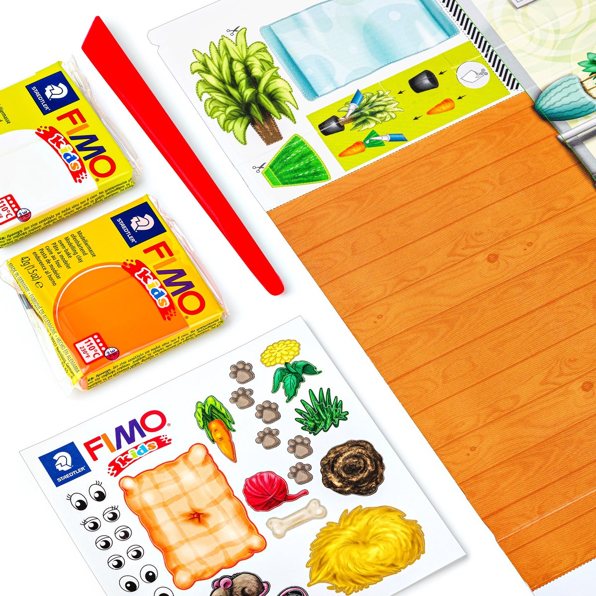 FIMO kids 8034 - ovenhardende boetseerklei - Form&Play set "Huisdieren" — afbeelding 3
