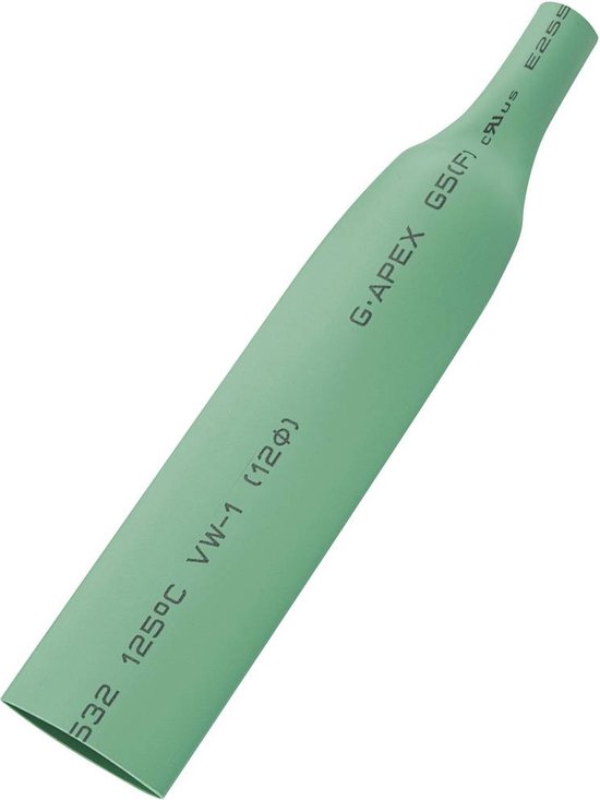 Krimpkous met Lijm 19-6 mm Transparant Dunwandig 3:1 | 1,22 meter