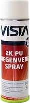 Vista 2K PU Wegenverf Spray zijdeglans wit 500ml