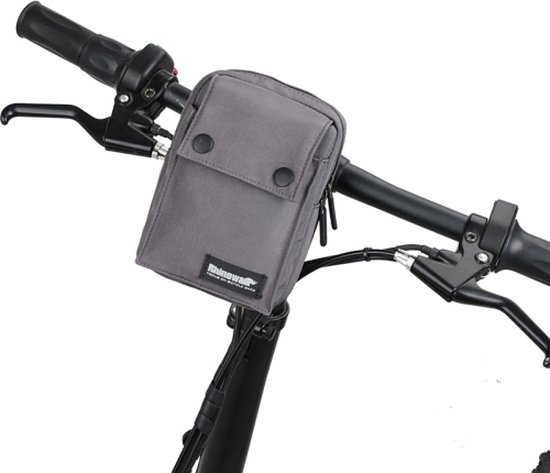 Rhinowalk Fietsstuurtas, voorvak, fietstas opbergtas met schouderriem voor racefiets, mountainbike, fietsen, reizen (camouflage-rood