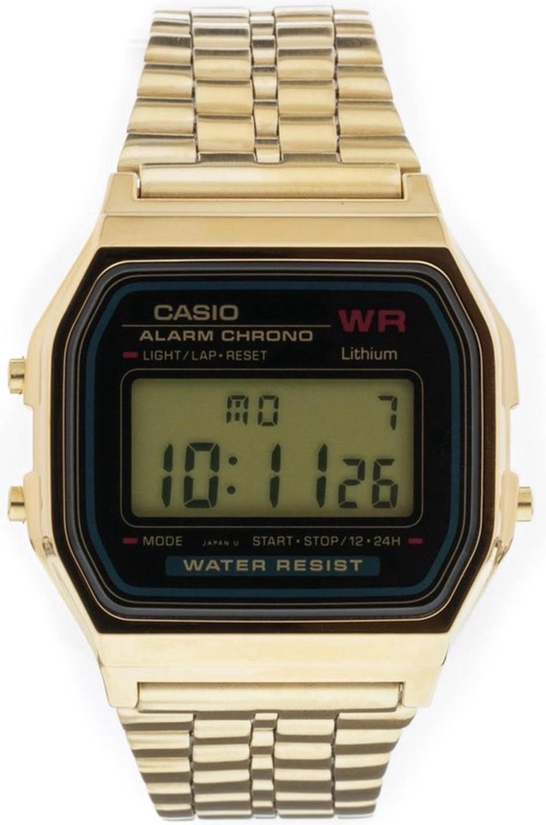 Casio Vintage Iconic A159WGEA-1EF Unisex Horloge 36,3 mm - Goudkleurig