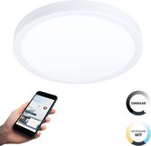 EGLO connect.z Fueva-Z Smart Opbouwlamp - Ø 28,5 cm - Wit - Instelbaar wit licht - Dimbaar - Zigbee