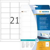 Herma Labels white 63,5x38,1 removable SuperPrint 525 pcs.