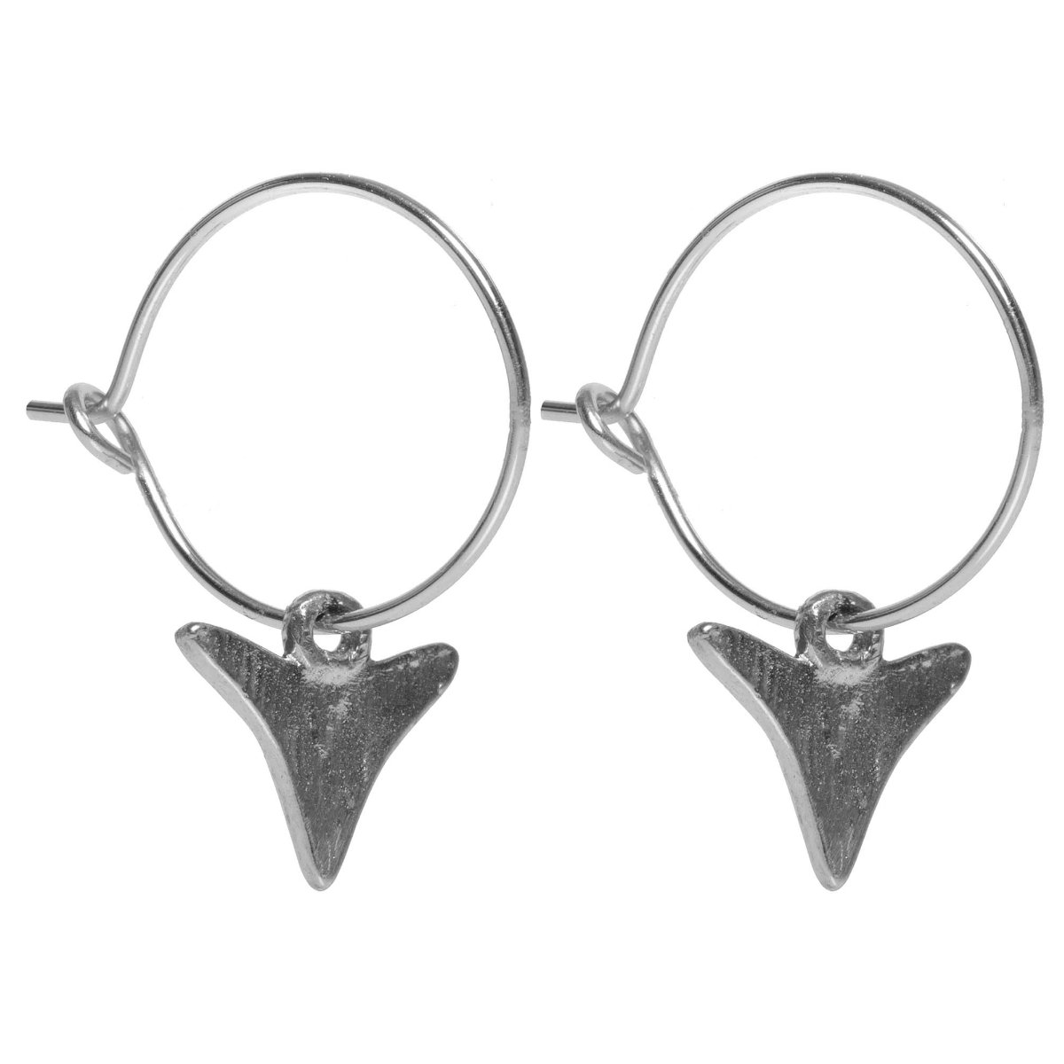 Yoly triangle earring - 925 Zilver - handgemaakt - 35mm