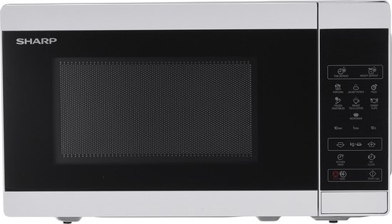 Sharp YC-MS02E-W magnetron Aanrecht Solo-magnetron 20 l 800 W Zwart, Wit