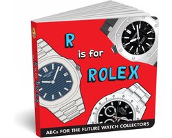 Diaper Book - R is for Rolex - kinderboek - babyboekje - Rolex