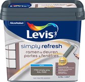 Levis Simply Refresh - Fenêtres et Portes - Satiné - Simply gris (Ral 7039) - 0,75 L
