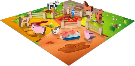 Bende op de boerderij-bordspel. 3+