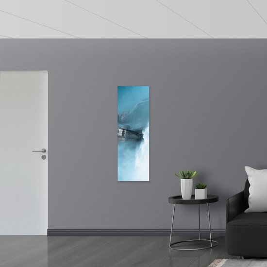 WallClassics - Dibond - Mer Sauvage - 40x120 cm Photo sur Aluminium (Décoration murale murale en métal)