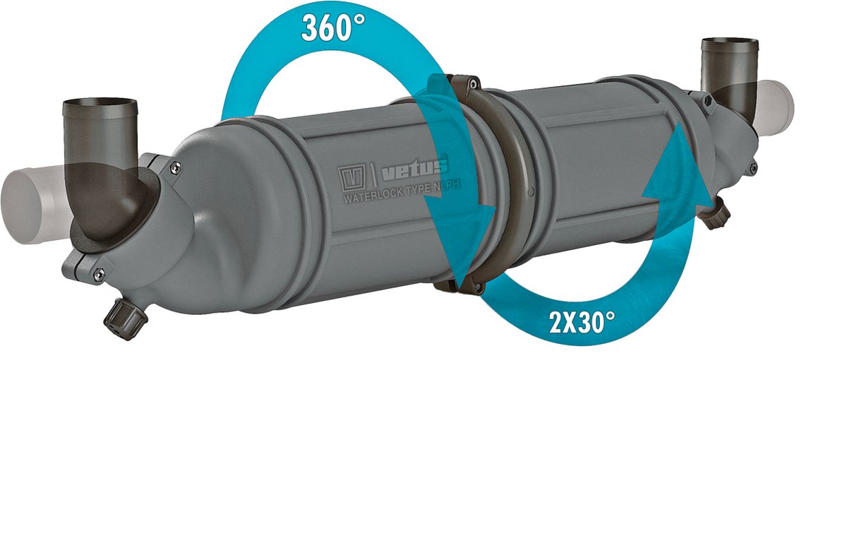 Vetus waterlock 90mm 10liter