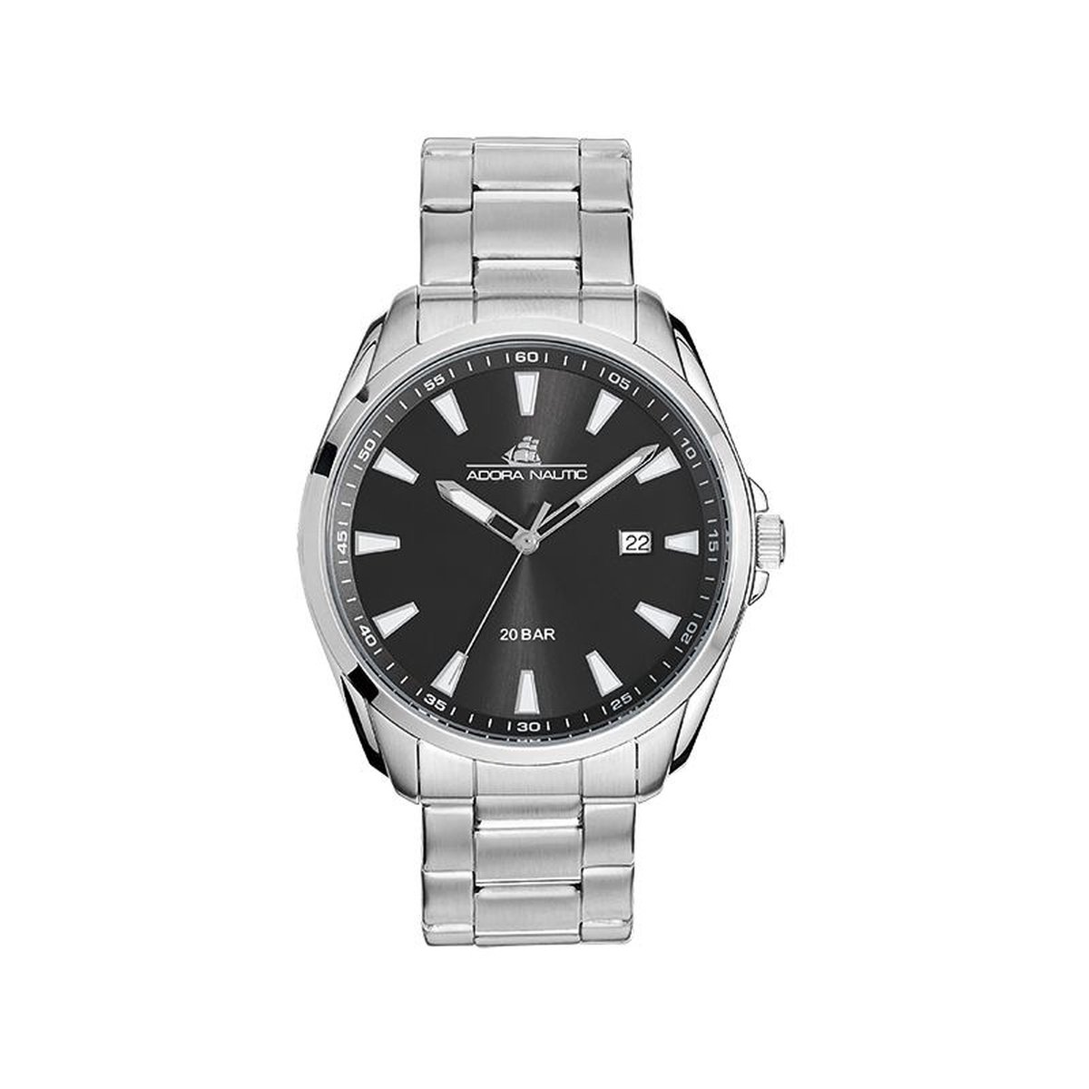 Adora Nautic herenhorloge-met datumaanwijzing-20 BAR waterdicht-AN2298