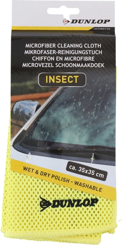 Dunlop Microvezeldoek Anti-Insect - Insecten Verwijderen - 350 g/m² - 35x35  cm | bol.com