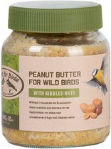 Beurre de cacahuète pour oiseaux - avec morceaux de noix - lot de 6 - nourriture pour oiseaux - nourriture pour oiseaux d'hiver