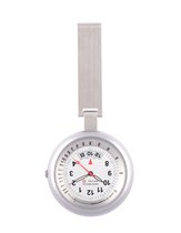 Swiss Medical Professional Line Silver White - Verpleegkundehorloge - Cadeau - Zorgpersoneel - Ziekenhuis - Verpleegster Accessoires - Zusterhorloge