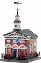 Kerstdorp Dokkum kerk - 13,3 x 18,3 x 19,5 cm - kerstdorp huisje