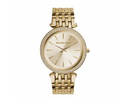 Michael Kors MK3191 - Horloge - 39 mm - Goudkleurig