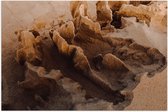 WallClassics - Poster (Mat) - Zand Kunst - 60x40 cm Foto op Posterpapier met een Matte look