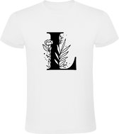 Letter L Heren T-shirt | Hoofdletter L | Alfabet