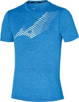 Mizuno T-Shirt Core Graphic RB Tee Heren Turquoise