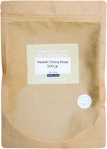 Radijskers | Radish China Rose Kiemzaden 500 g - Biologisch | Microgreen/Microgroenten zaden | Raphanus sativus | Plastic vrij verpakt