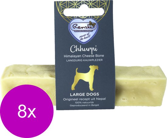 Renske Chhurpi Himalayan Kauwkluif L - 8 x 90 gr - Voordeelverpakking