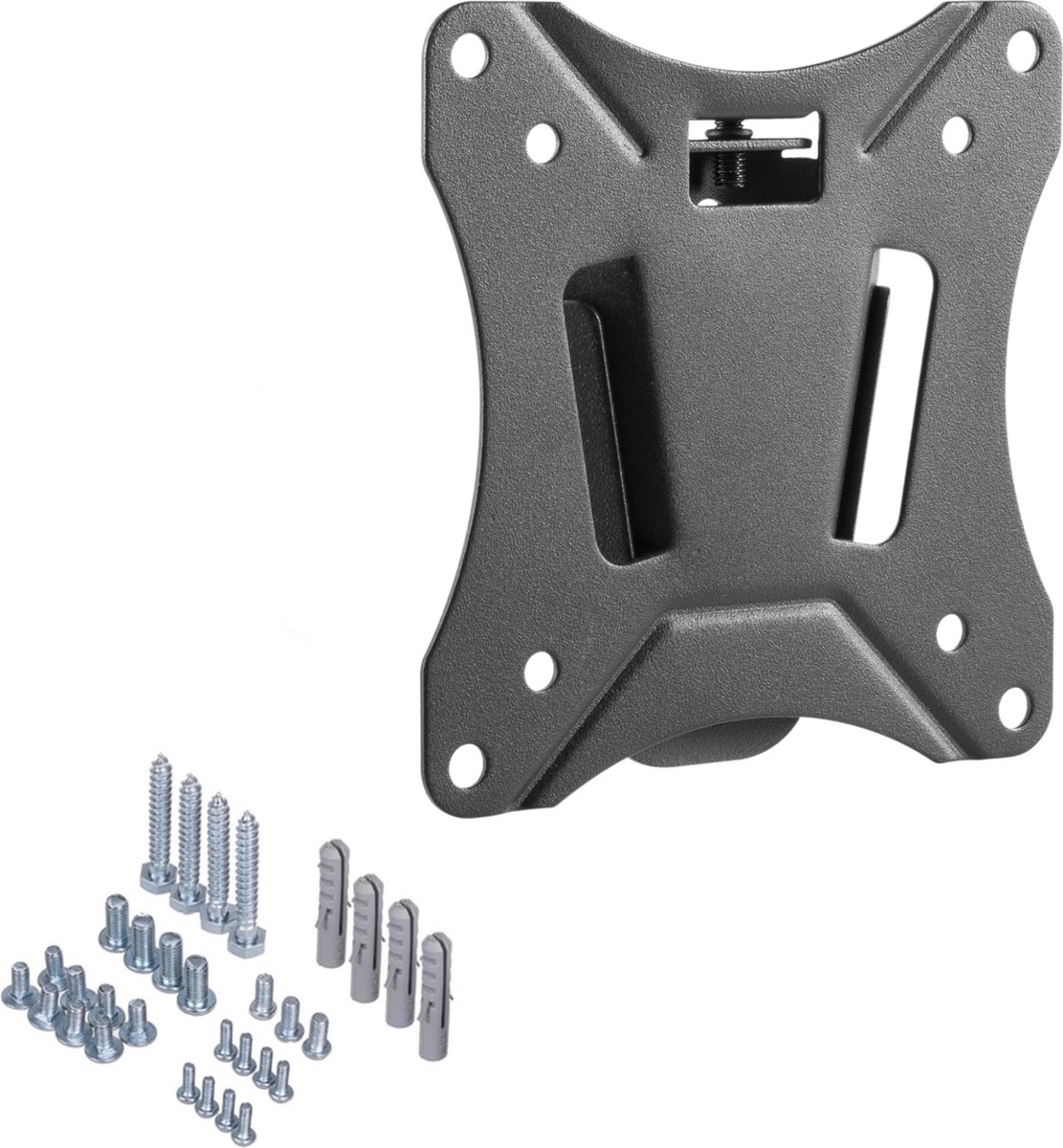 Platte TV beugel | Monitor beugel | VESA 75/100 | Max. gewicht: 25 kg | 13 t/m 27 inch | Allteq