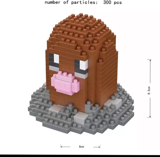 Pokemon Lego Diglett Microbrick Lego Blocs Pokemon Jouets Pokemon