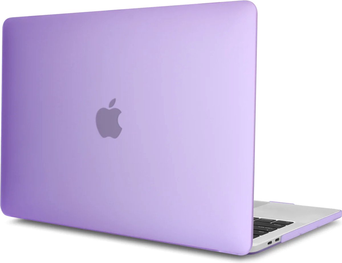 Macbook Pro Hardcover - 13 inch case - Shockproof - Paars - Matte Hoes - Gratis Screenprotector