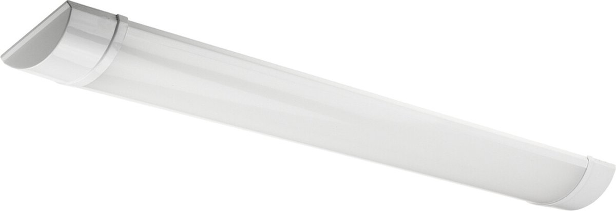 LED Batten - LED Balk - Titro - 18W - Natuurlijk Wit 4200K - Aluminium - 60cm - BES LED