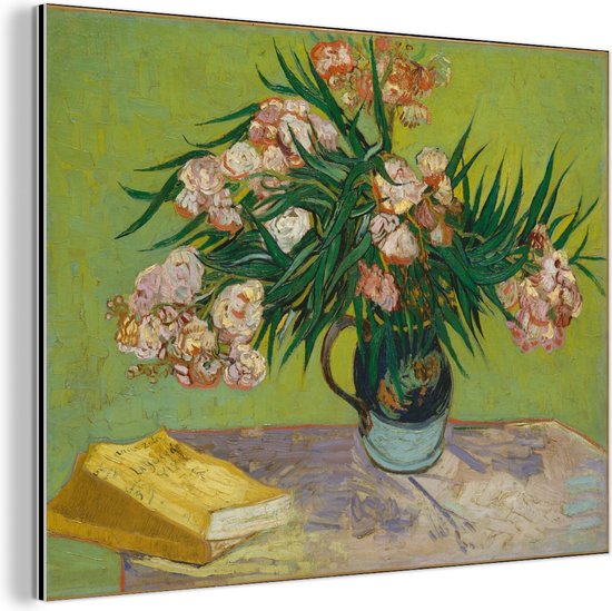 Wanddecoratie Metaal - Aluminium Schilderij - Oleanders - Vincent van Gogh - Dibond