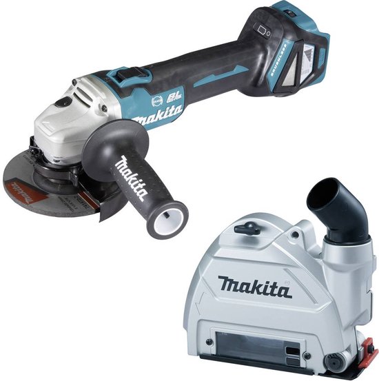 Makita Makita DGA514ZJU1 Haakse accuslijper 125 mm Incl. koffer, Incl. accessoires, Zonder accu 18 V