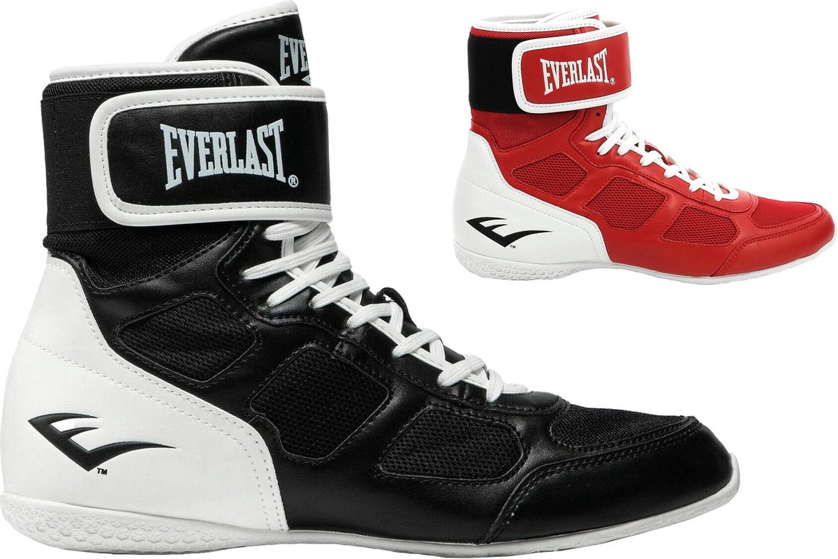 Chaussures de boxe Everlast Ring Bling - Zwart avec blanc - 43 | bol.com