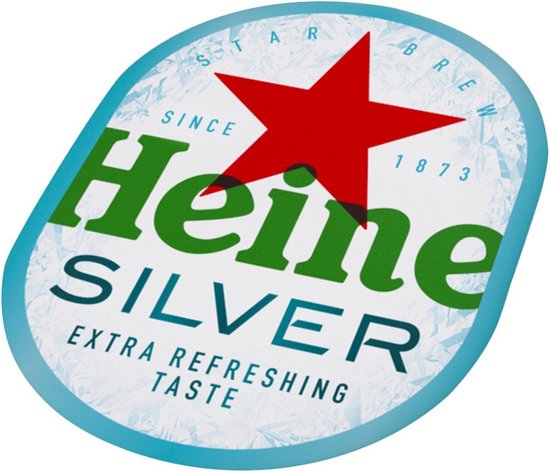 Heineken - Bierviltjes Silver - 400 stuks (4x 100 stuks)