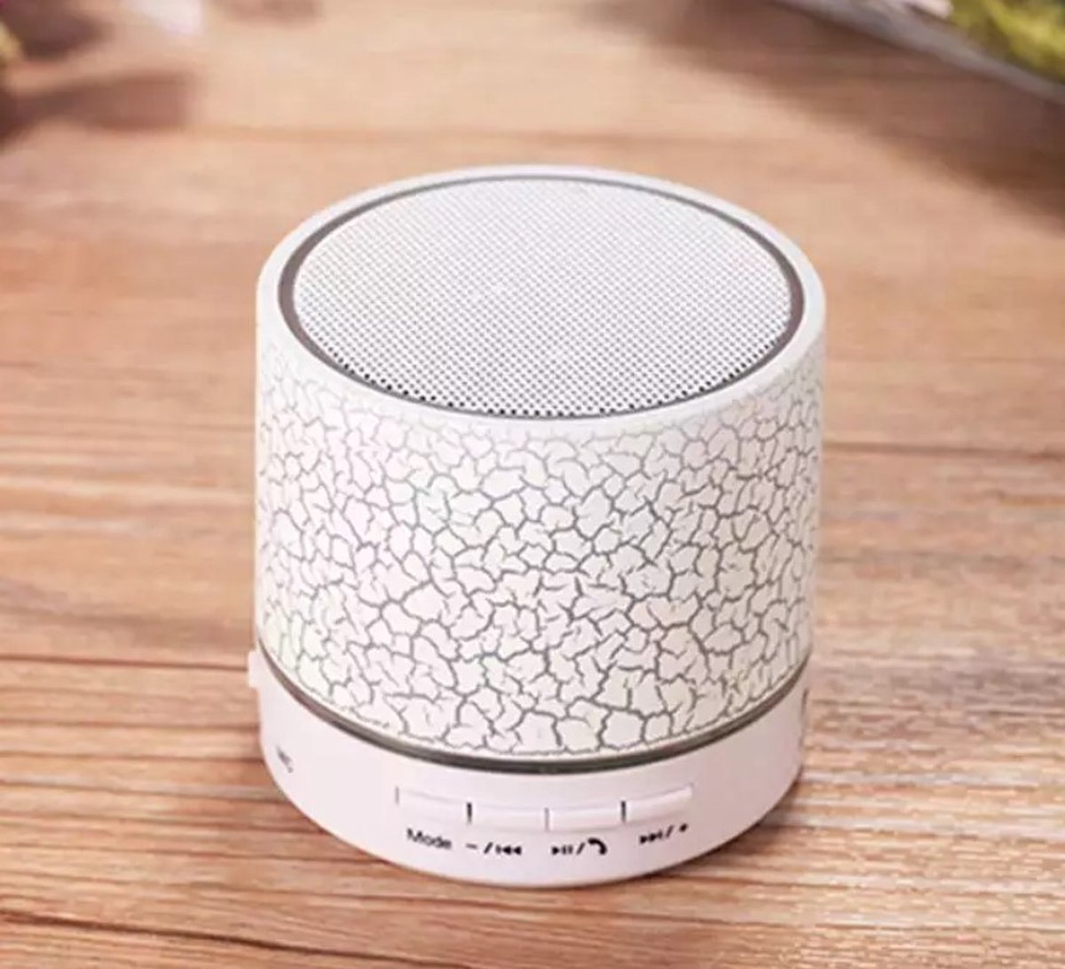 HYKS Draadloze Speaker - Bluetooth Speaker - Koppelbaar - Witte Speaker