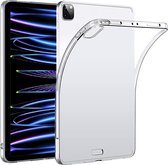 Cazy iPad Pro 12.9 hoes - 2021/2022 - Soft TPU Tablet Case – Transparant