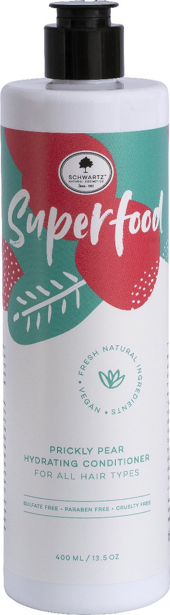 Schwartz Superfood - PrickleyPear - Conditioner. Haarverzorging, Sulfate free, 100% Vegan.