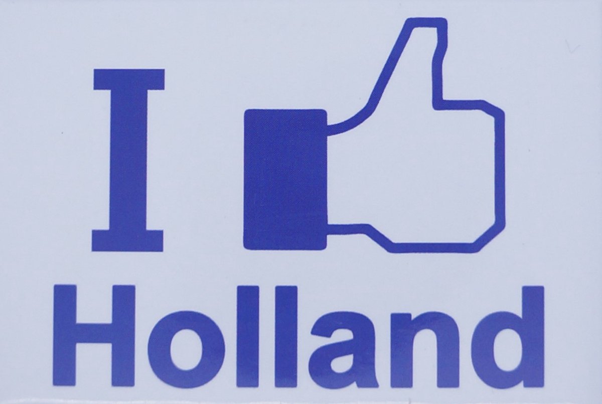 Koelkast magneet I Like Holland.