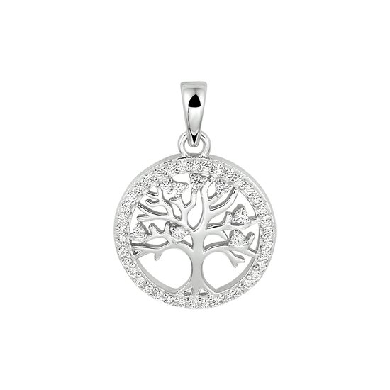 Magnifique collier en argent avec pendentif arbre de vie