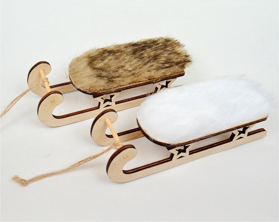 VBS Decoratieve houten slee | Knutselwinkel VBS Hobby