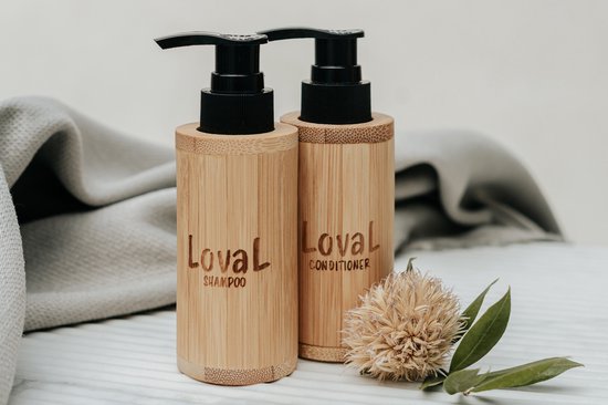 Loval - Hervulbare Reisflesjes Handbagage - Met pomp - Shampoo en  Conditioner - 50ML | bol